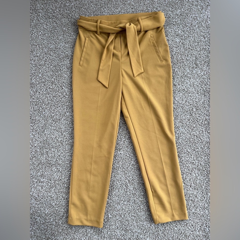 Jules & Leopold Mustard Ankle Pants